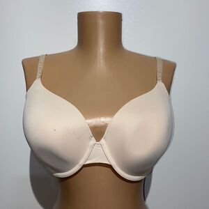 Victoria's Secret Women's Tan Adjustable Straps Underwired T-Shirt Bra Size 36D‎